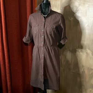 Merona A-Line Button Closure Dress